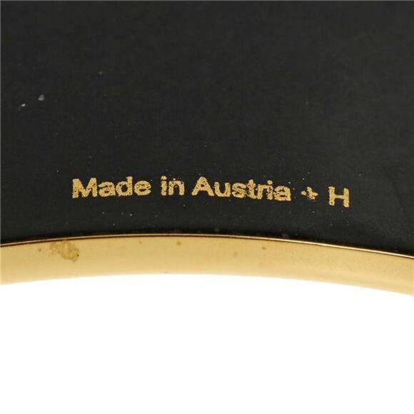 Hermes Enamel TGM Striped Pattern Bangle - Picture 3 of 9